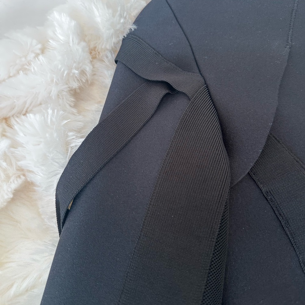 Authentic Herve Leger Black Structured Blazer- Runway Collection- RARE - Picture 9 of 11